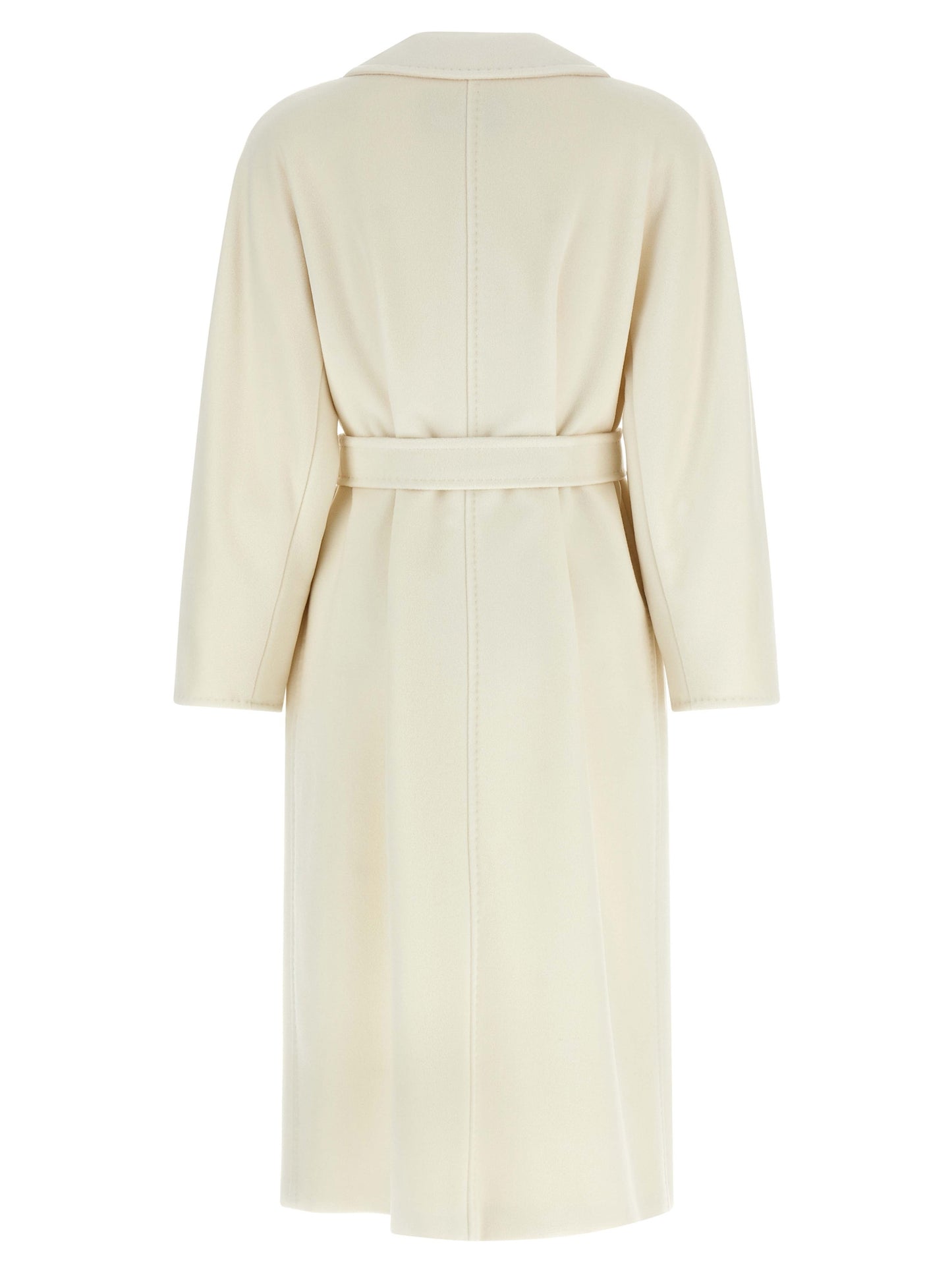 White Virgin Wool Coat