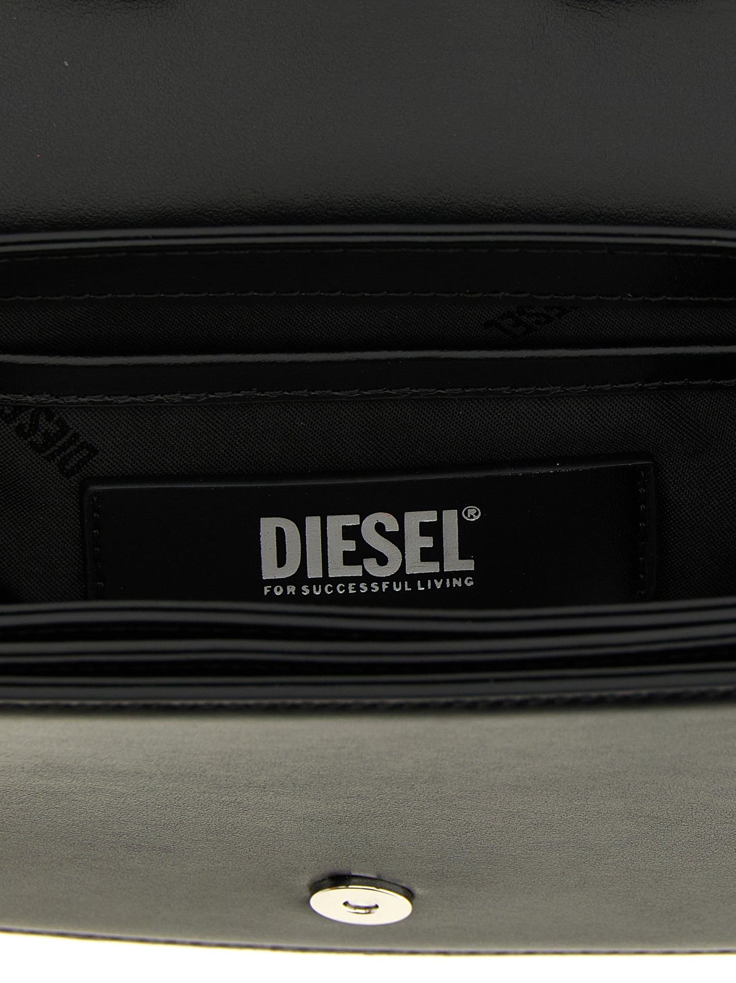 Black Cowhide Shoulder Bag