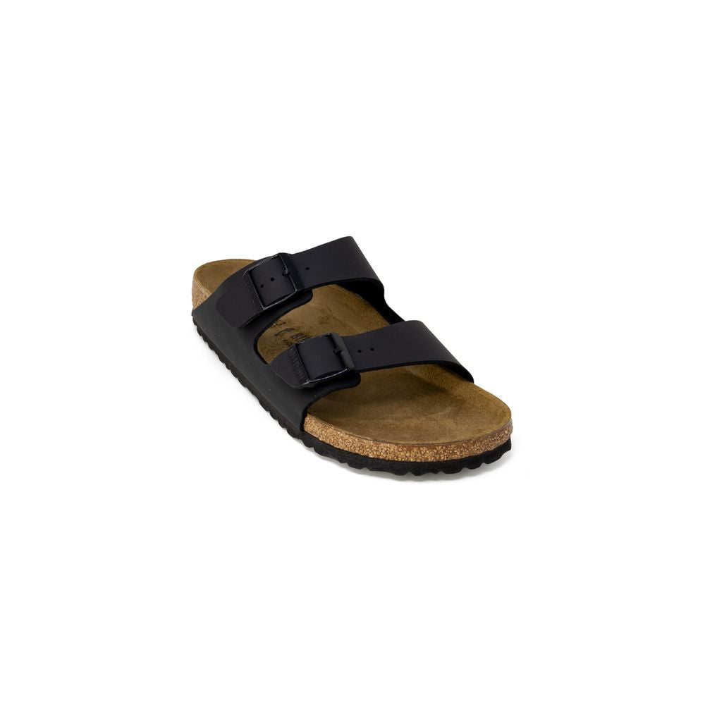 Black Synthetic Slippers