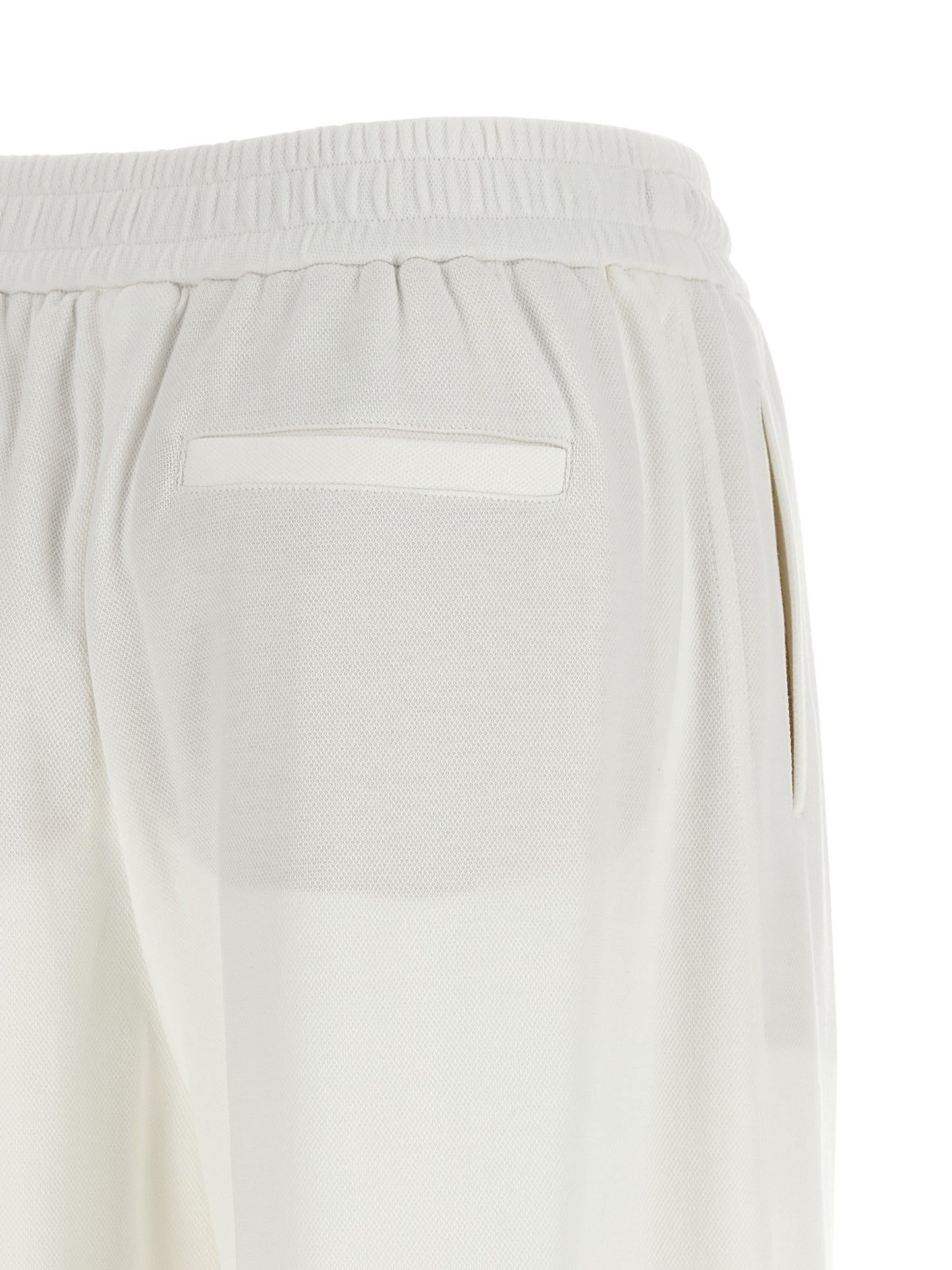White Cotton Joggers (Workout Pants)