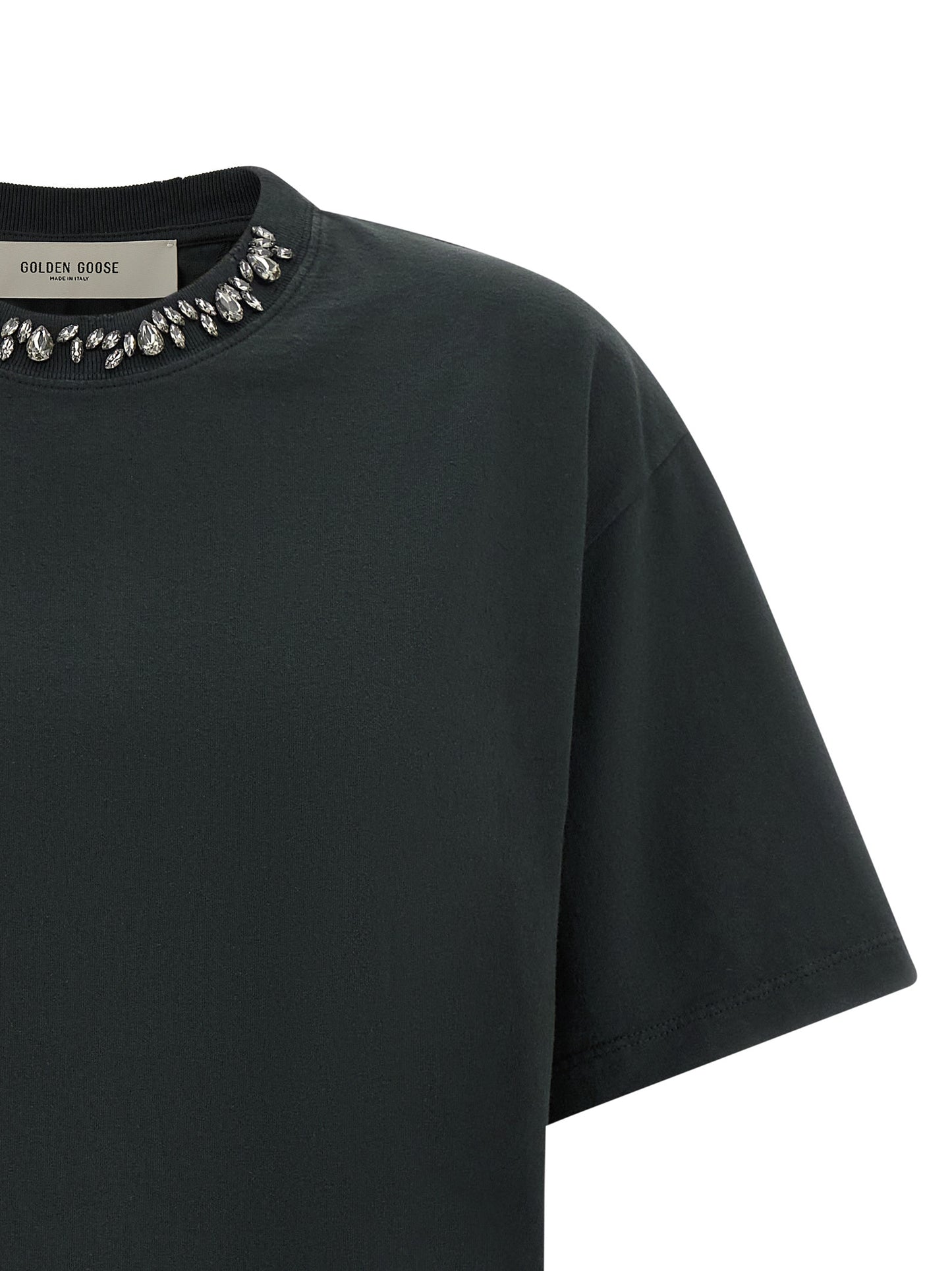 Black Cotton T-Shirt