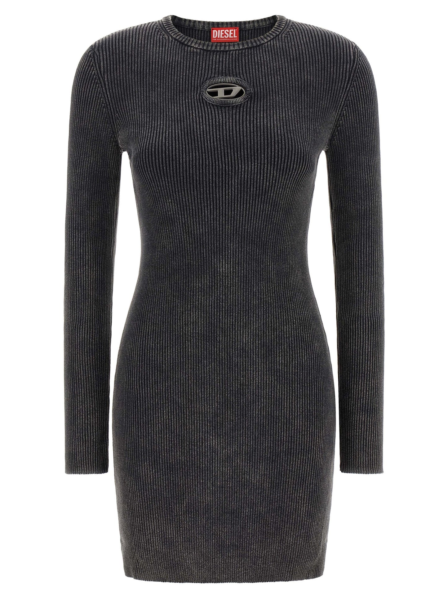Black Cotton Short Dress