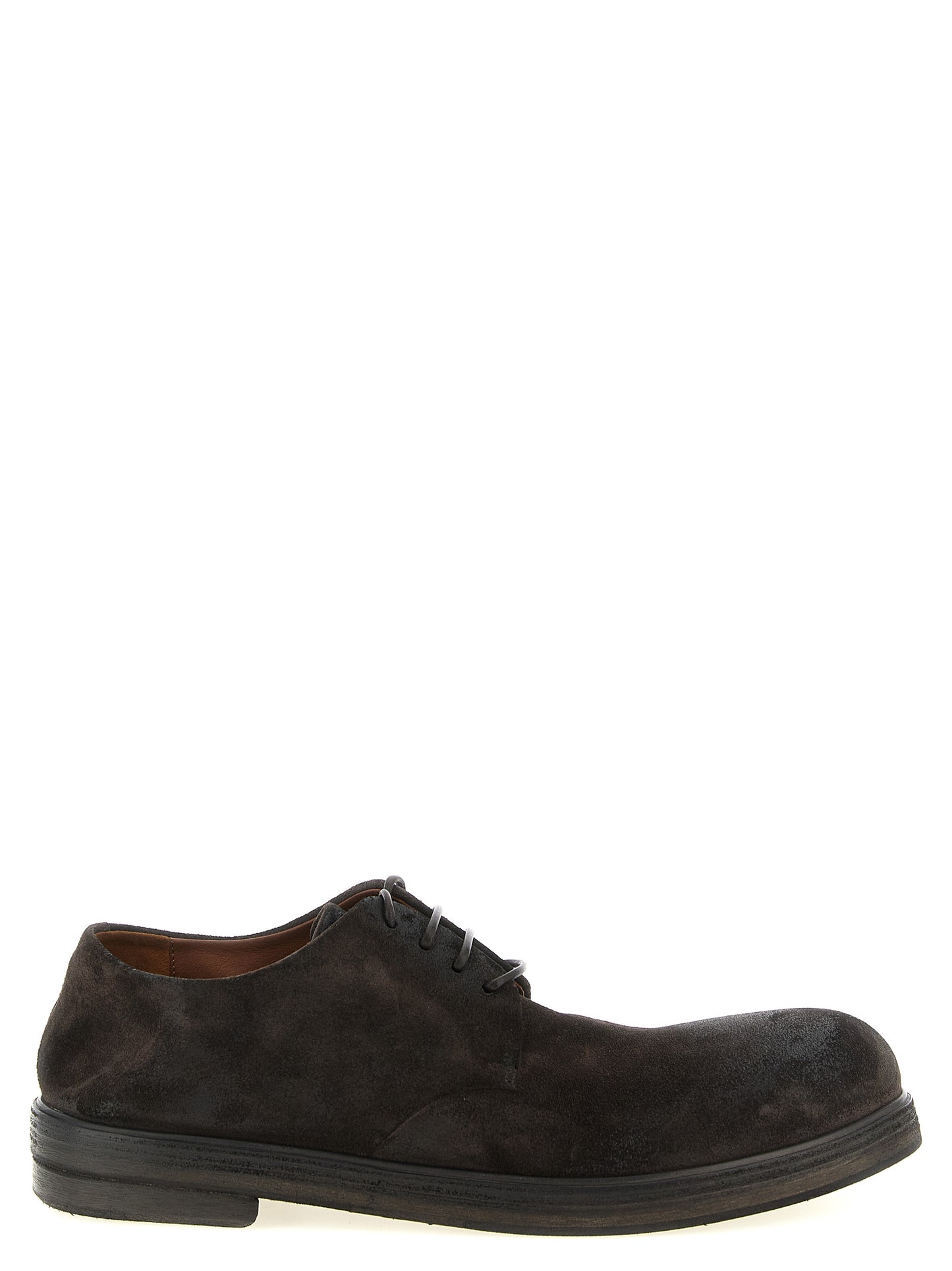 Brown Calfskin Oxfords And Derbies