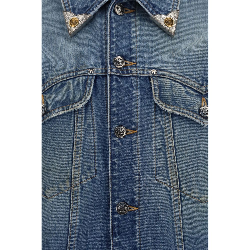 Blue Cotton Denim Jacket