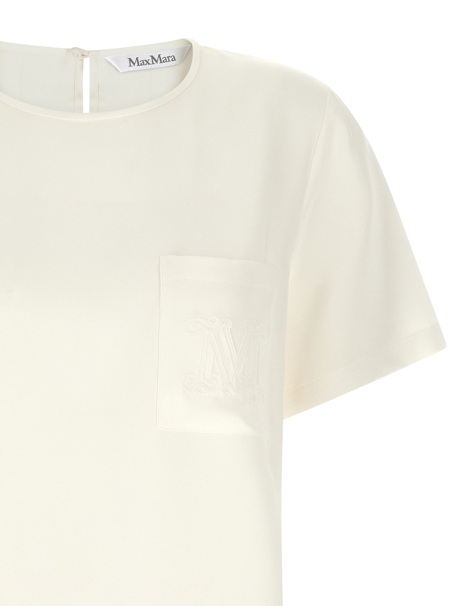 White Silk Blouse