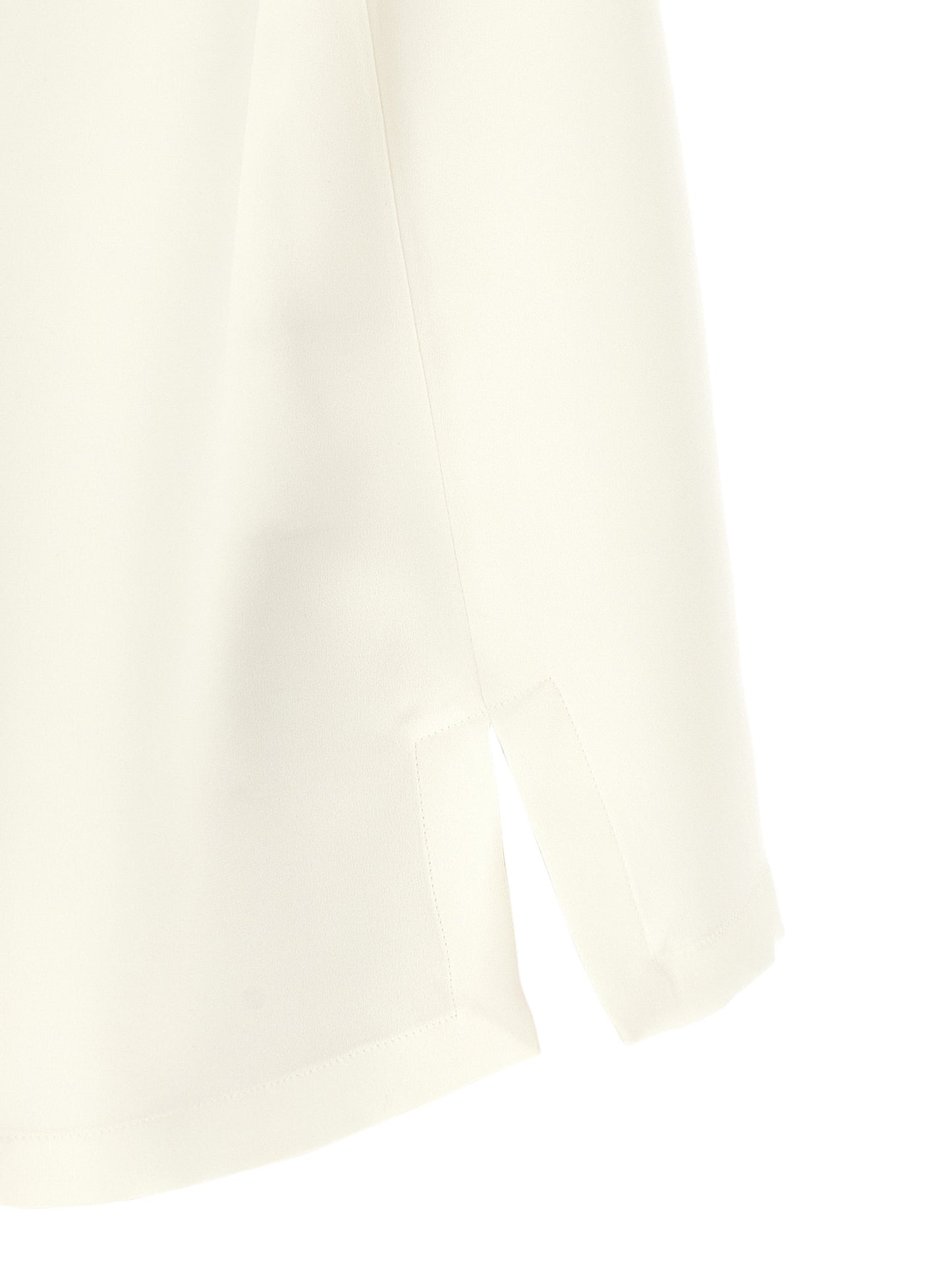 White Silk Blouse