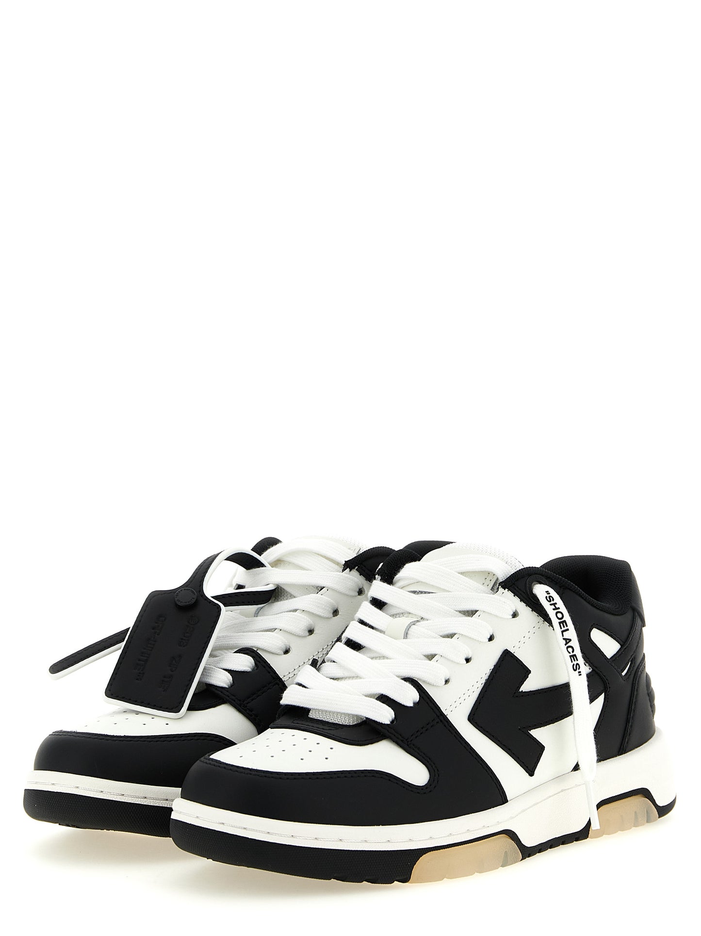 Bicolor Calfskin Low Top Sneakers