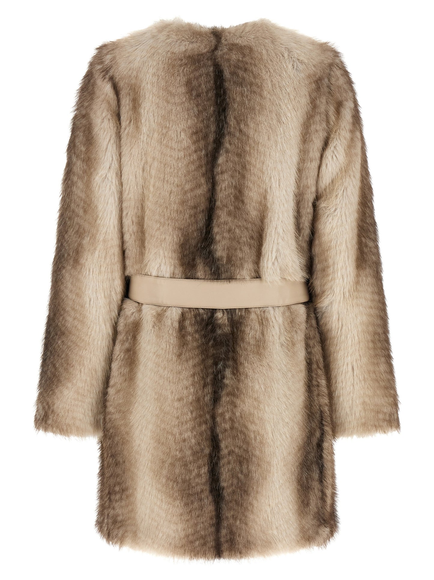 Brown Polyester Coat