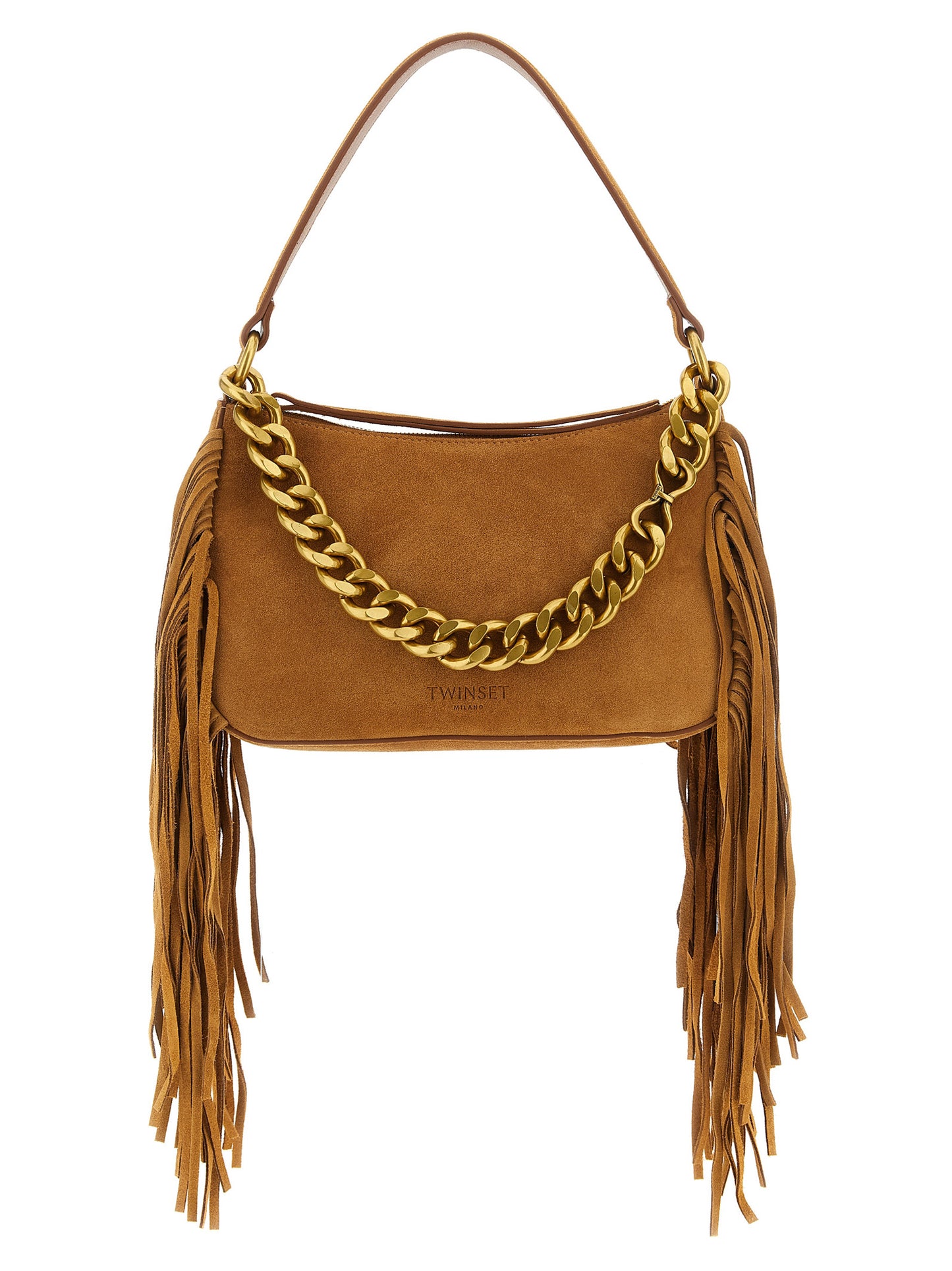 Brown Leather Shoulder Bag