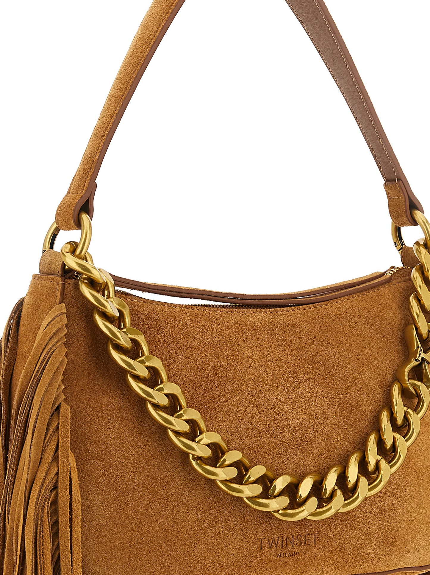 Brown Leather Shoulder Bag