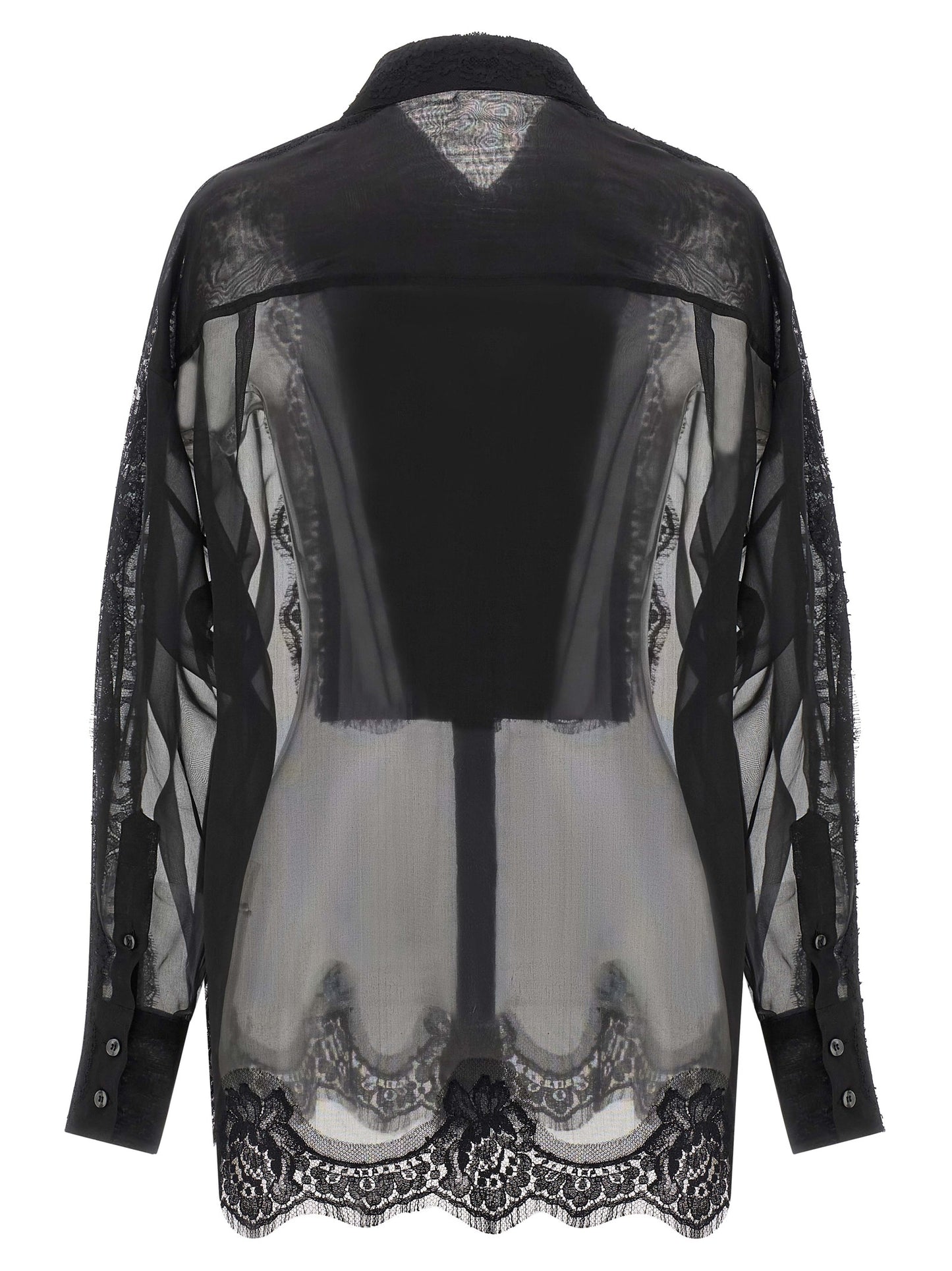 Black Silk Blouse