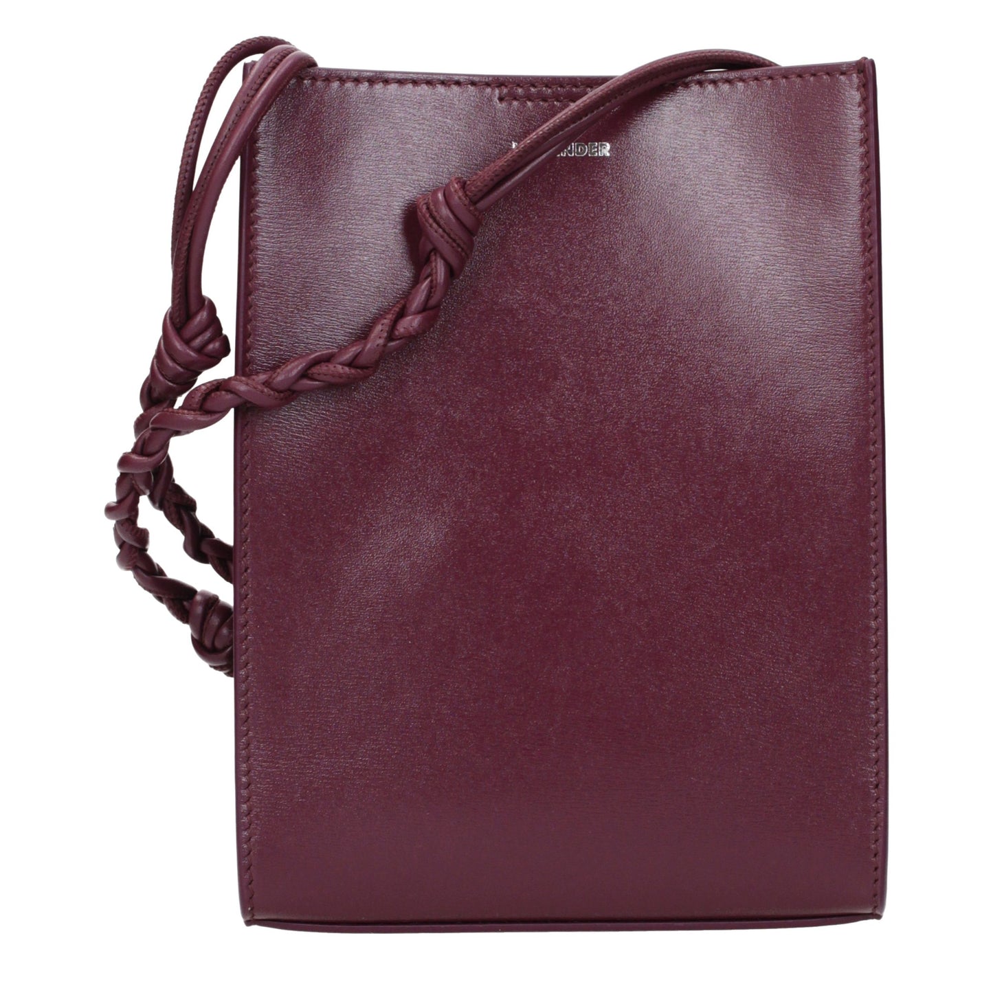 Purple Leather Crossbody Bag