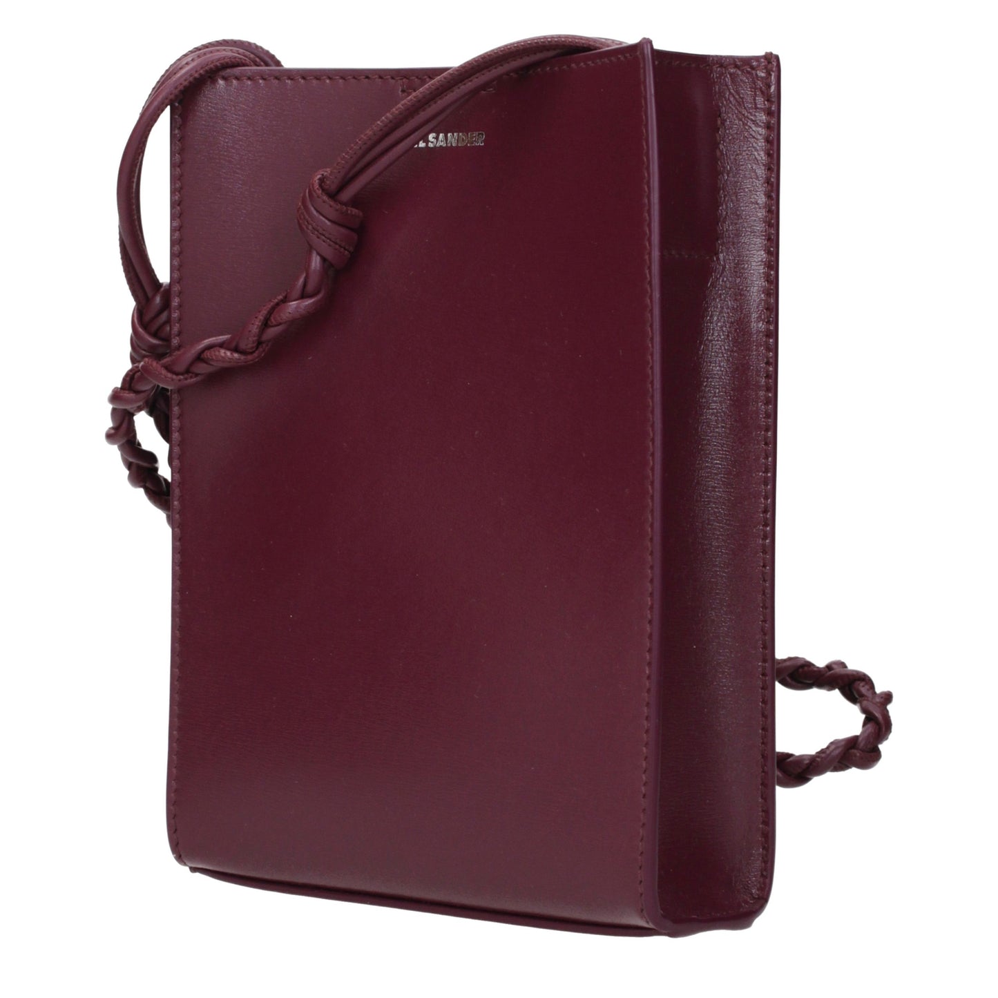 Purple Leather Crossbody Bag