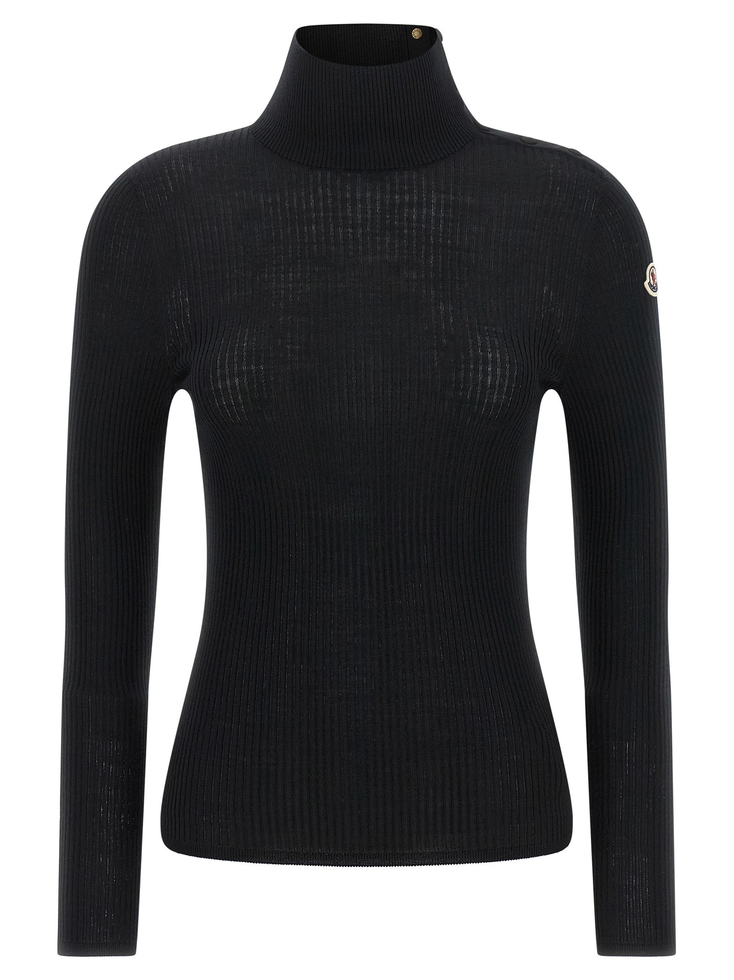 Black Virgin Wool Cardigan