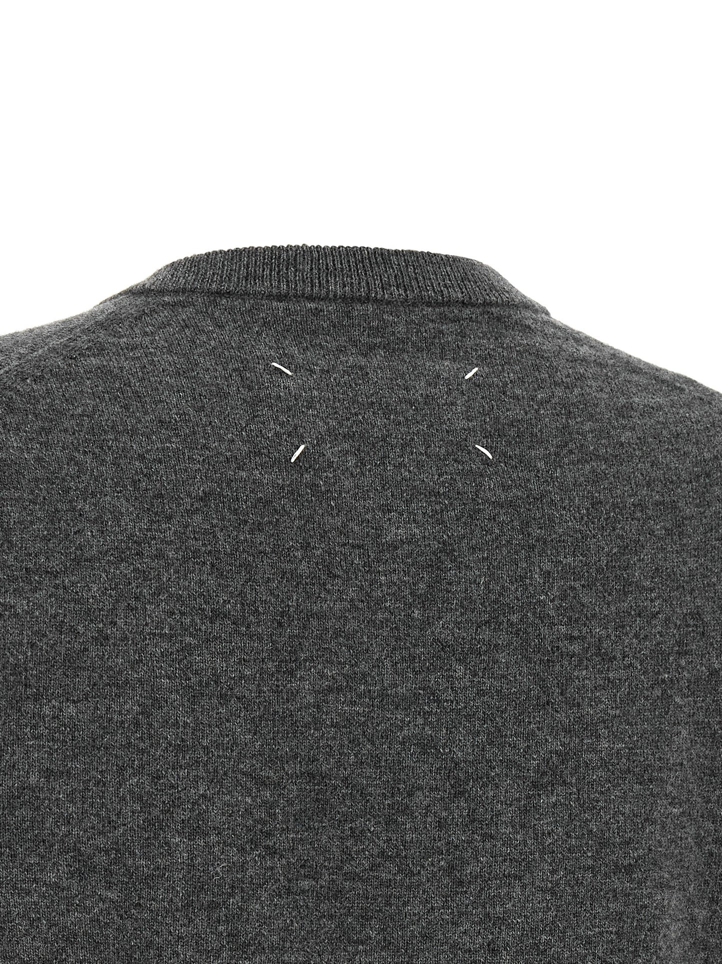 Gray Virgin Wool Cardigan