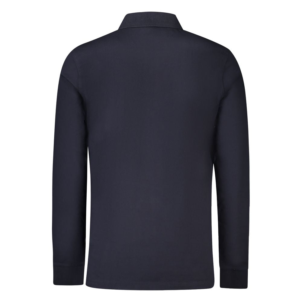 Blue Cotton Men's Polo