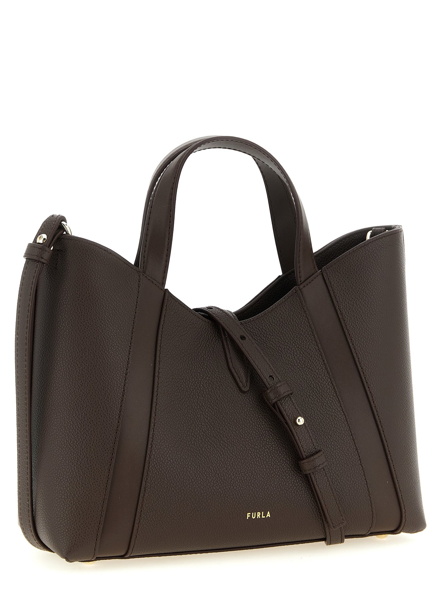 Brown Calfskin Tote Bag