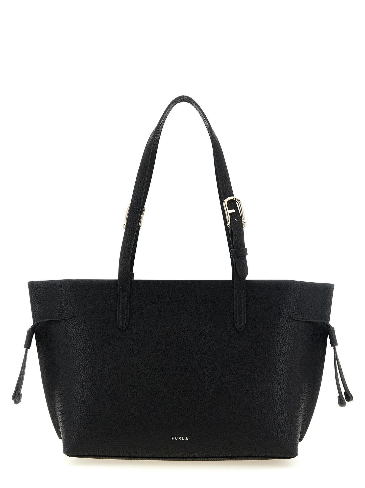 Black Calfskin Tote Bag