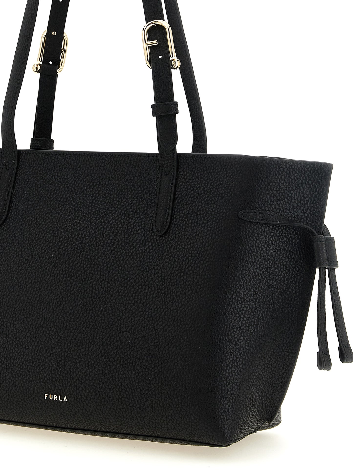 Black Calfskin Tote Bag