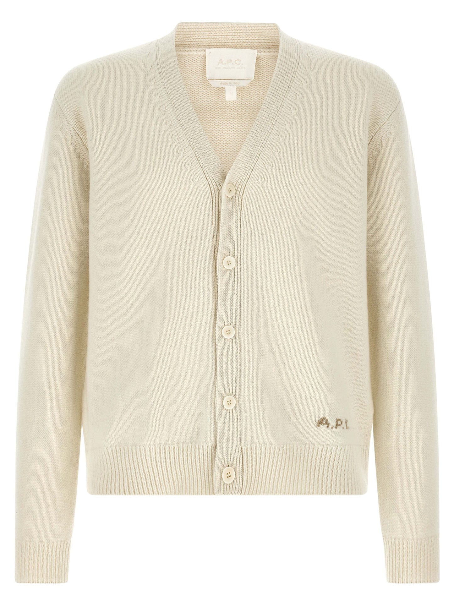 White Wool Cardigan