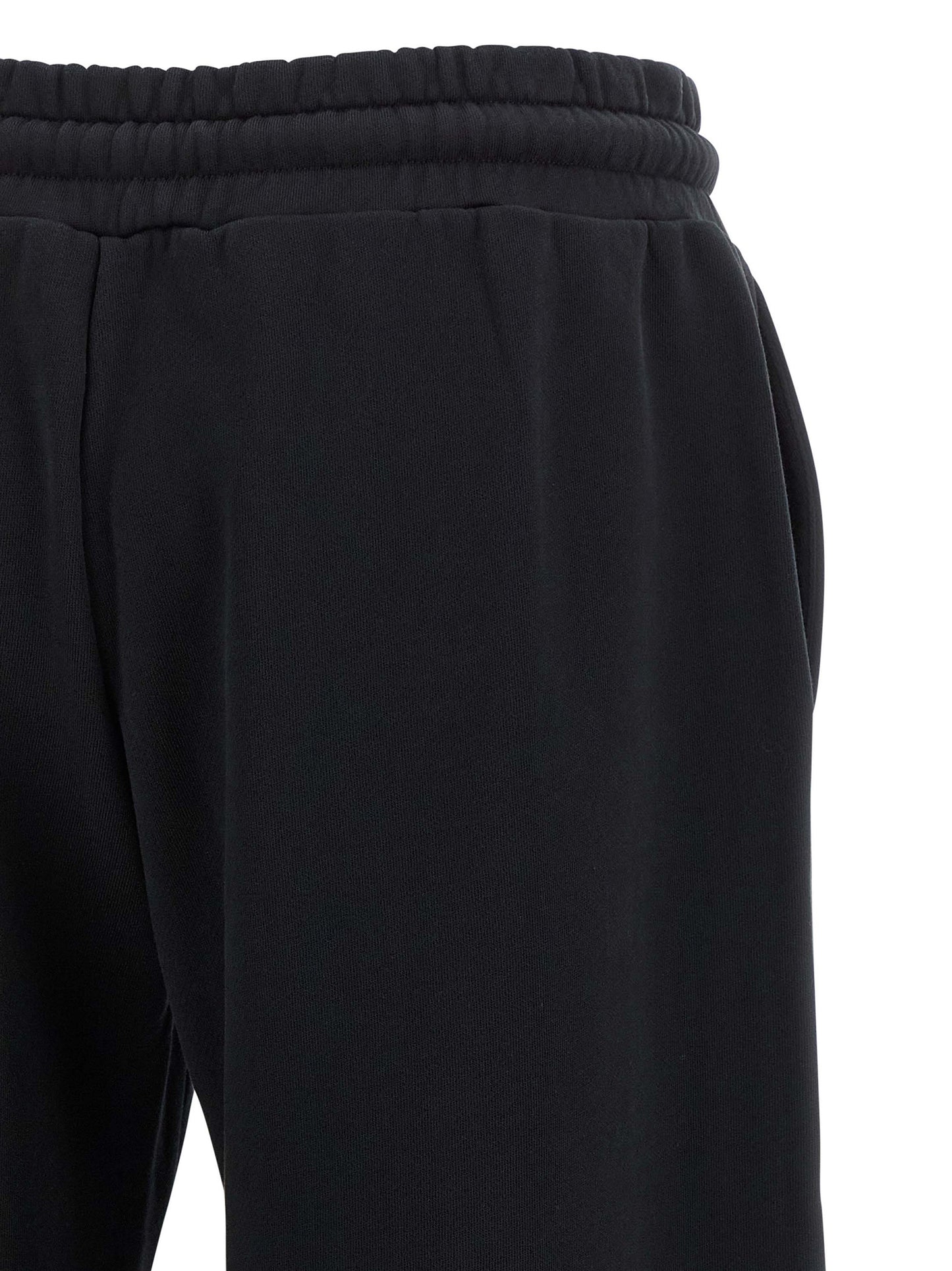 Black Cotton Joggers (Workout Pants)