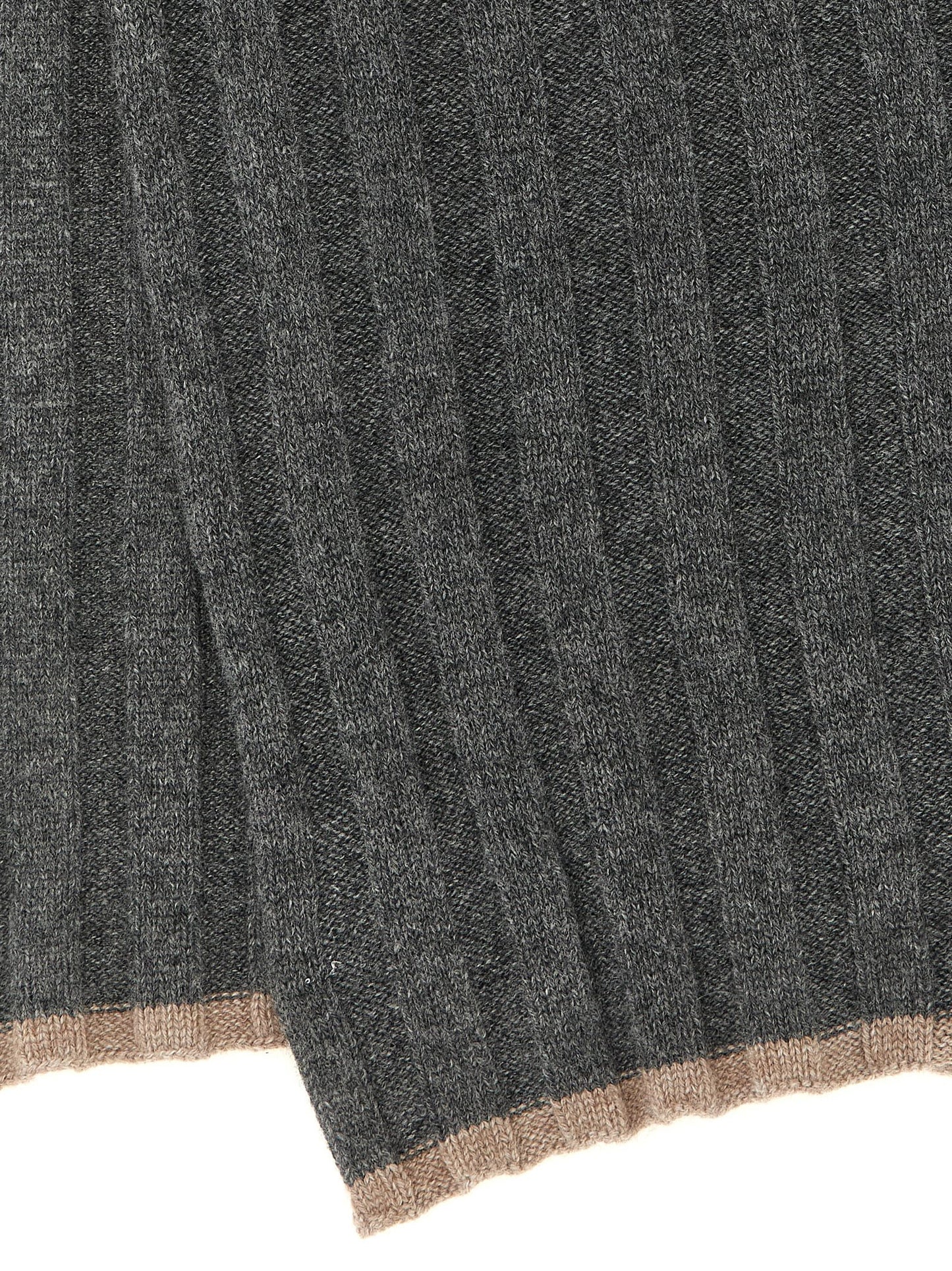 Gray Cashmere Scarf
