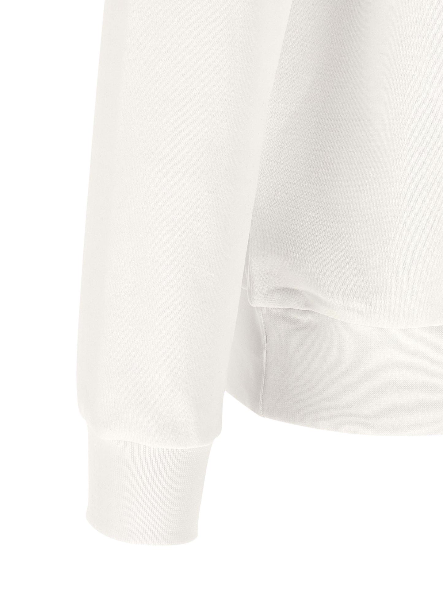 White Cotton Sweatshirt