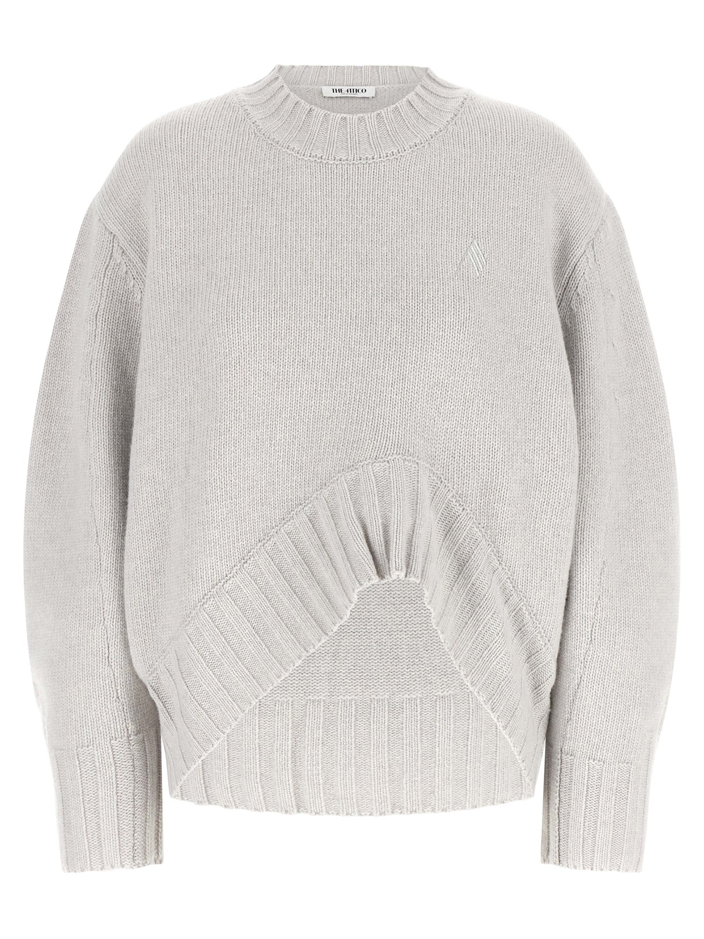 Gray Virgin Wool Cardigan