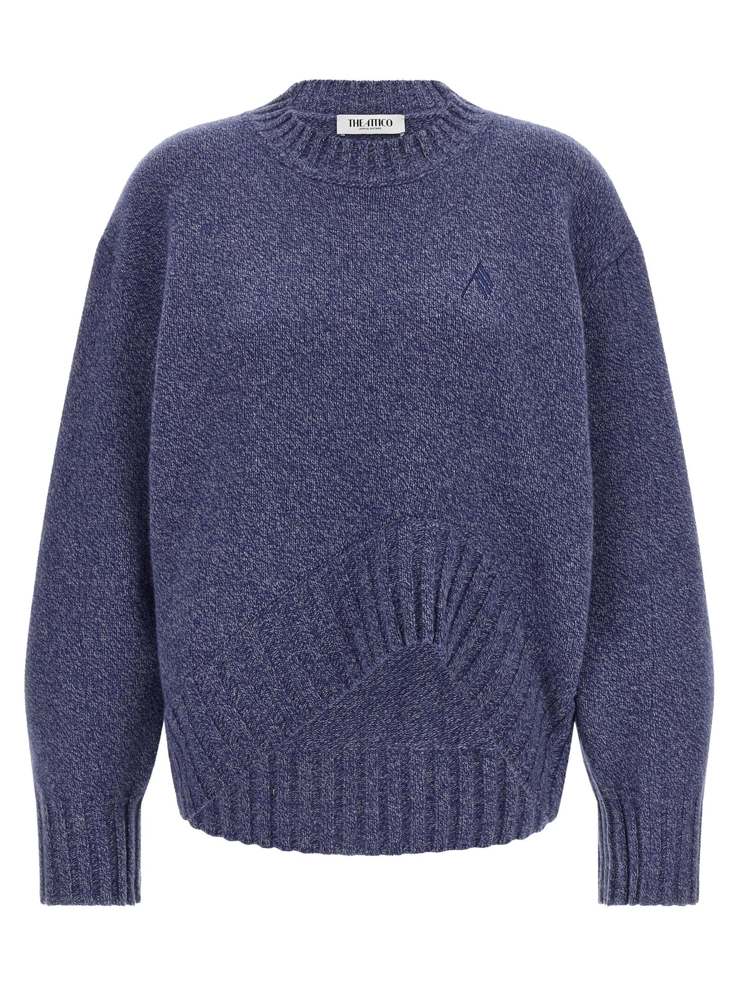 Blue Virgin Wool Cardigan