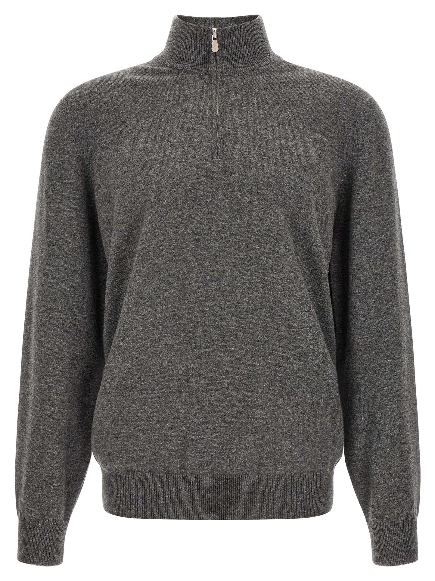 Gray Cashmere Cardigan