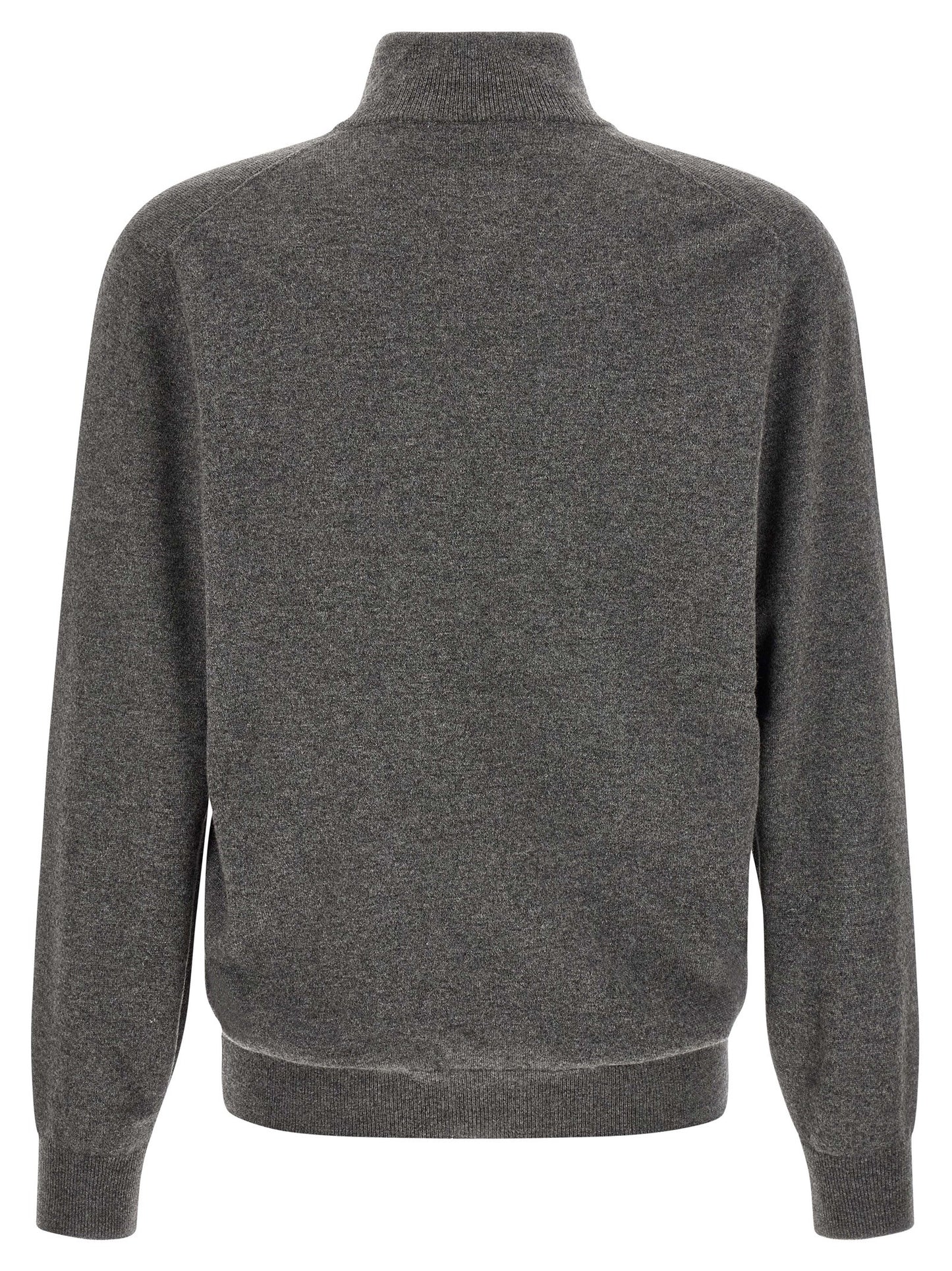 Gray Cashmere Cardigan