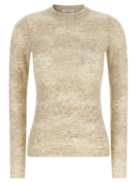 Beige Silk Cardigan