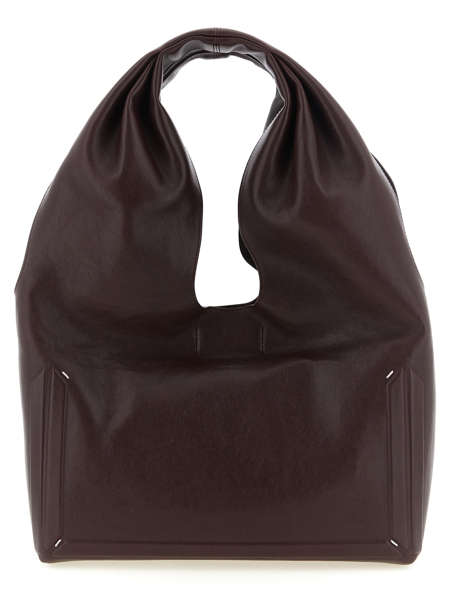 Bordeaux Lamb Leather Shoulder Bag