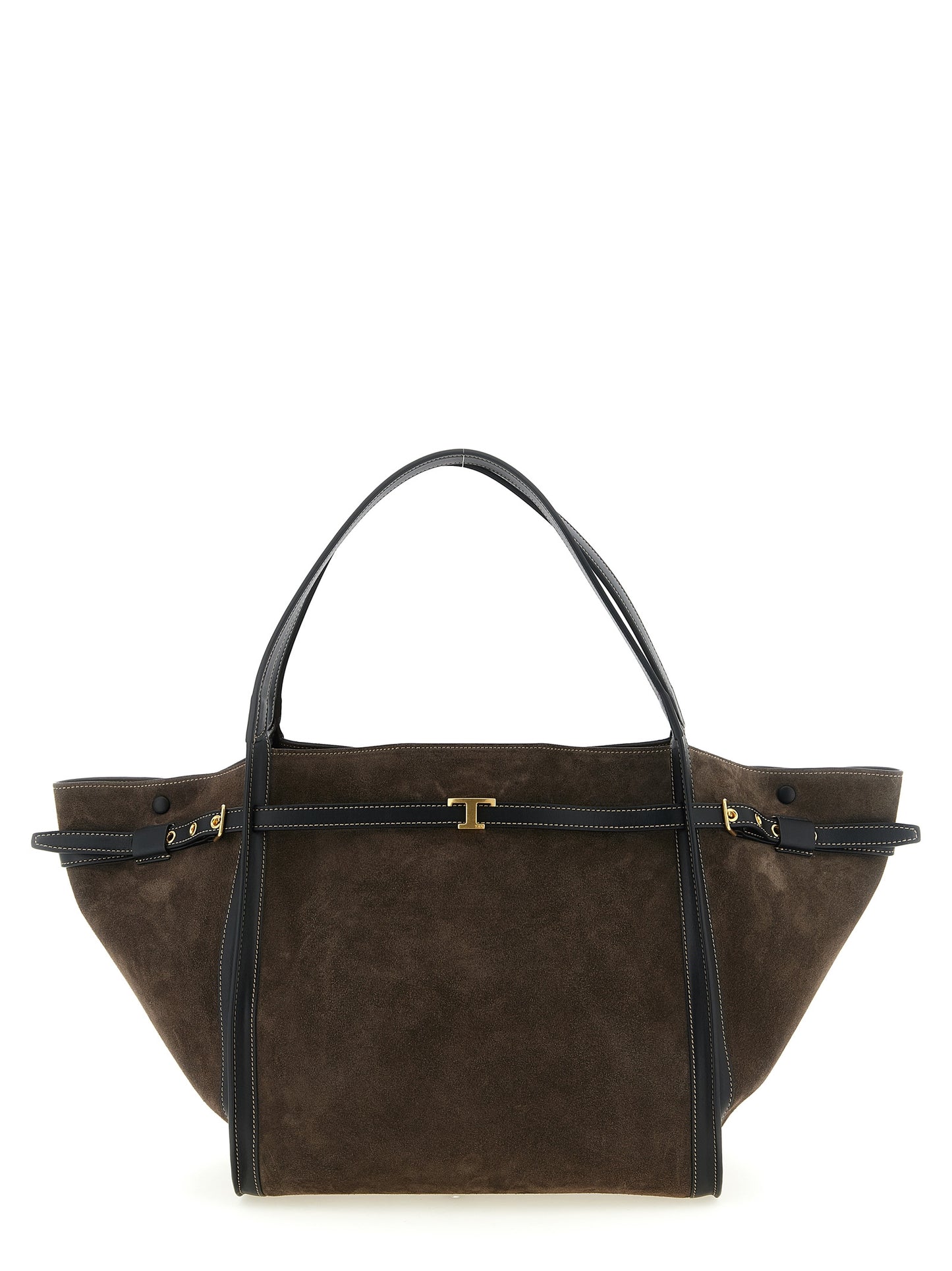 Brown Calfskin Tote Bag