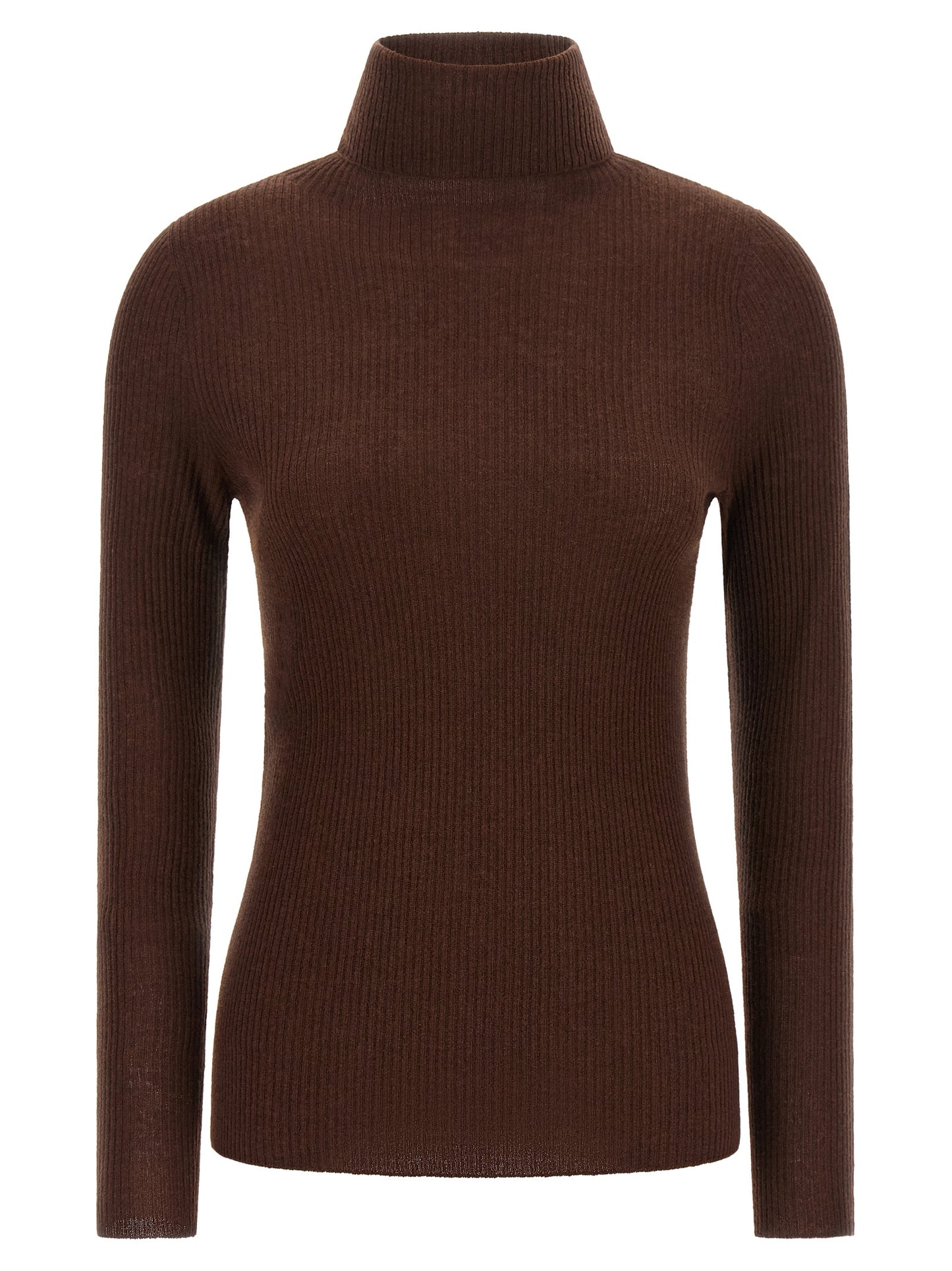 Brown Virgin Wool Cardigan