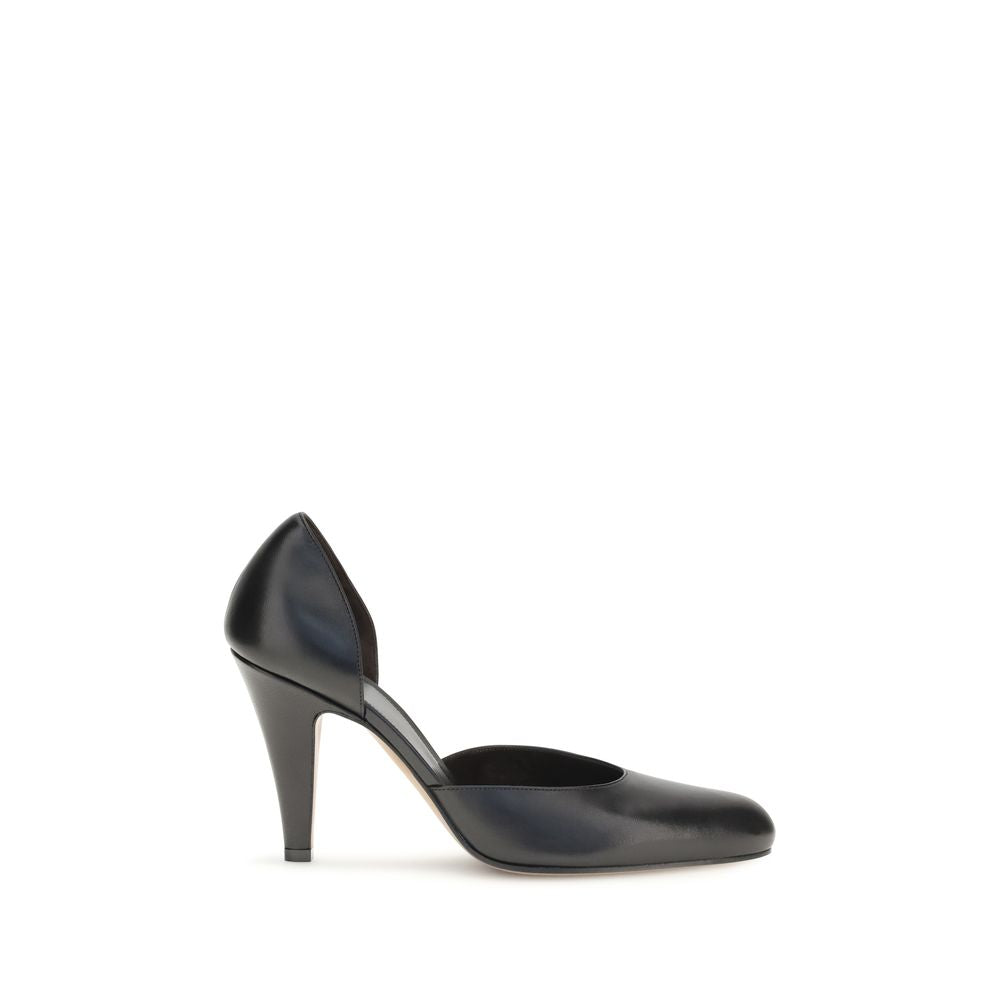 Black Lamb Ovis Aries High Heel Pumps