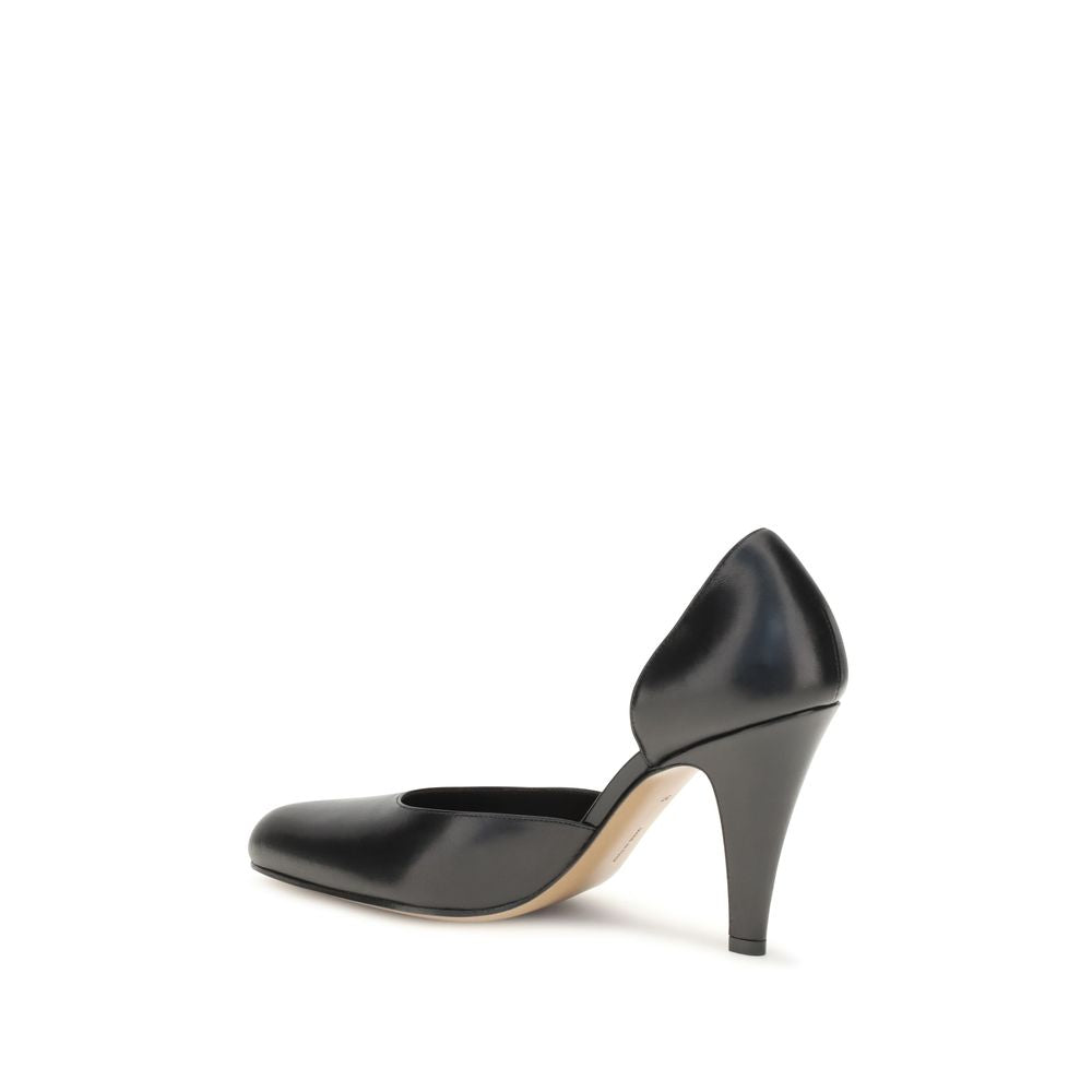 Black Lamb Ovis Aries High Heel Pumps