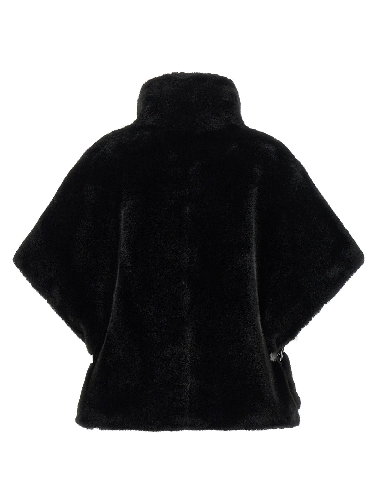 Black Polyester Coat