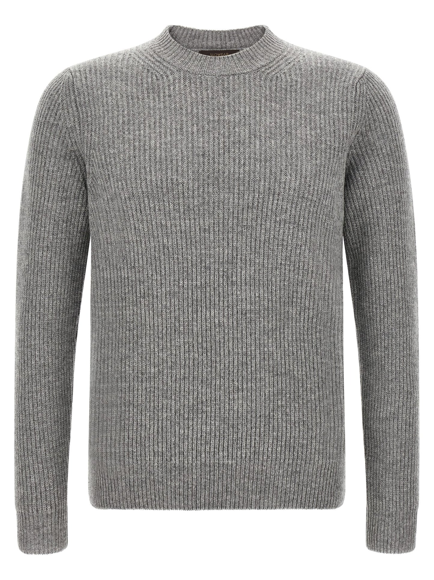 Gray Virgin Wool Cardigan