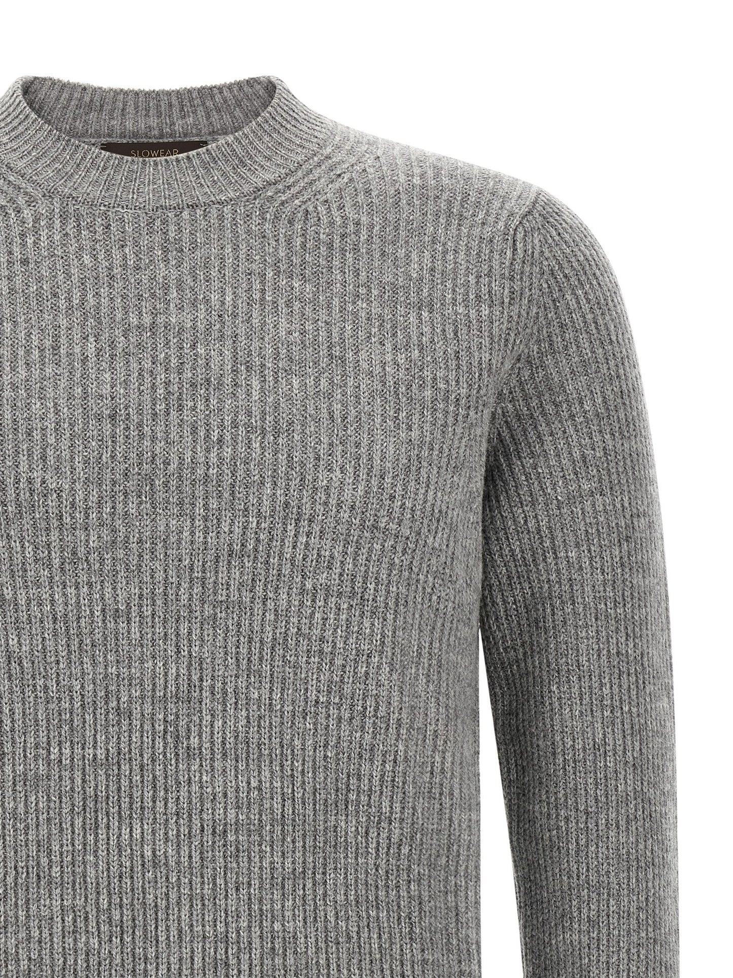 Gray Virgin Wool Cardigan