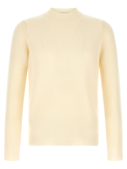 White Virgin Wool Cardigan