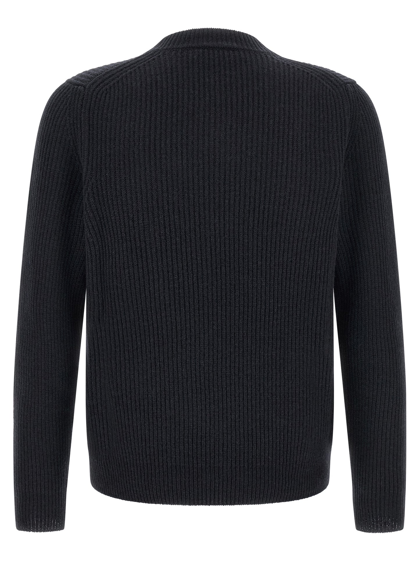 Blue Virgin Wool Cardigan
