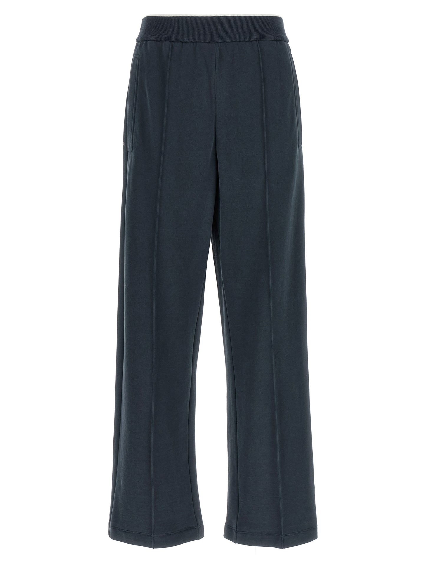 Blue Cotton Joggers (Workout Pants)
