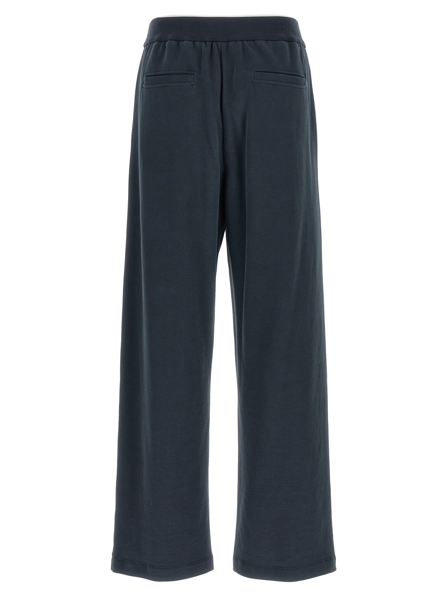 Blue Cotton Joggers (Workout Pants)