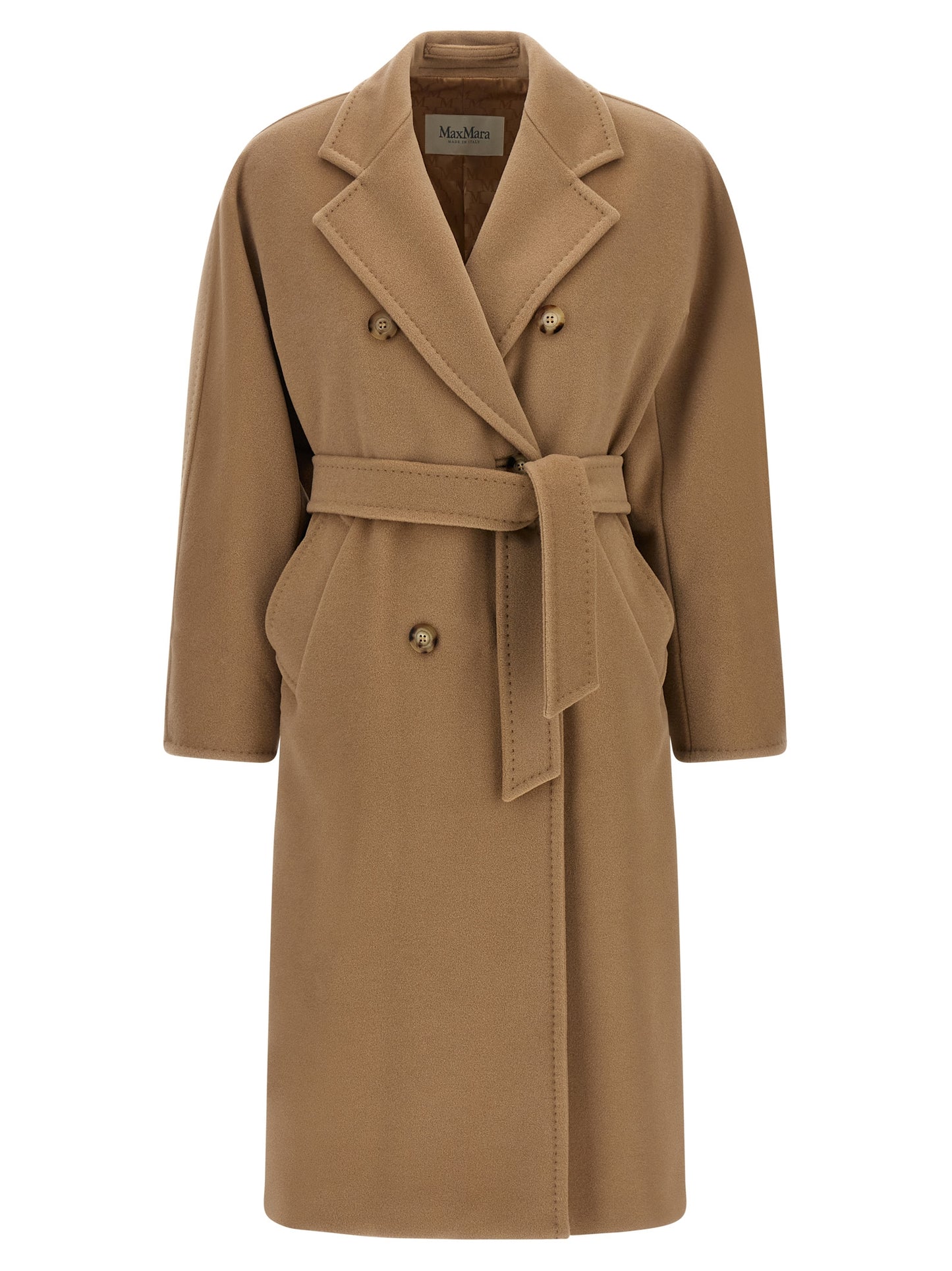 Beige Virgin Wool Coat
