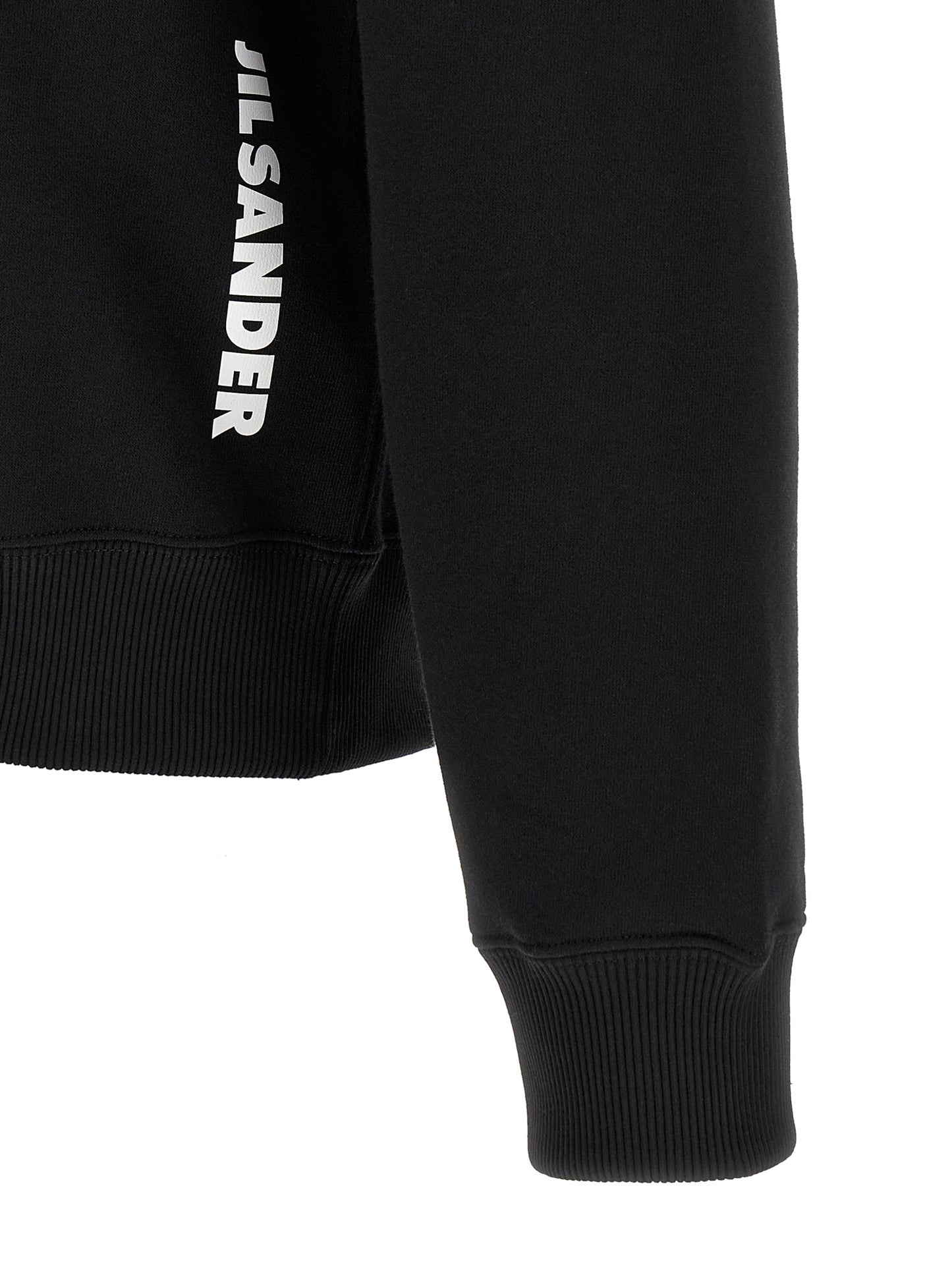Black Cotton Sweatshirt