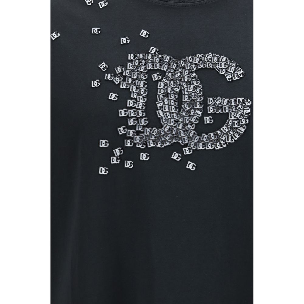 Black Cotton T-Shirt
