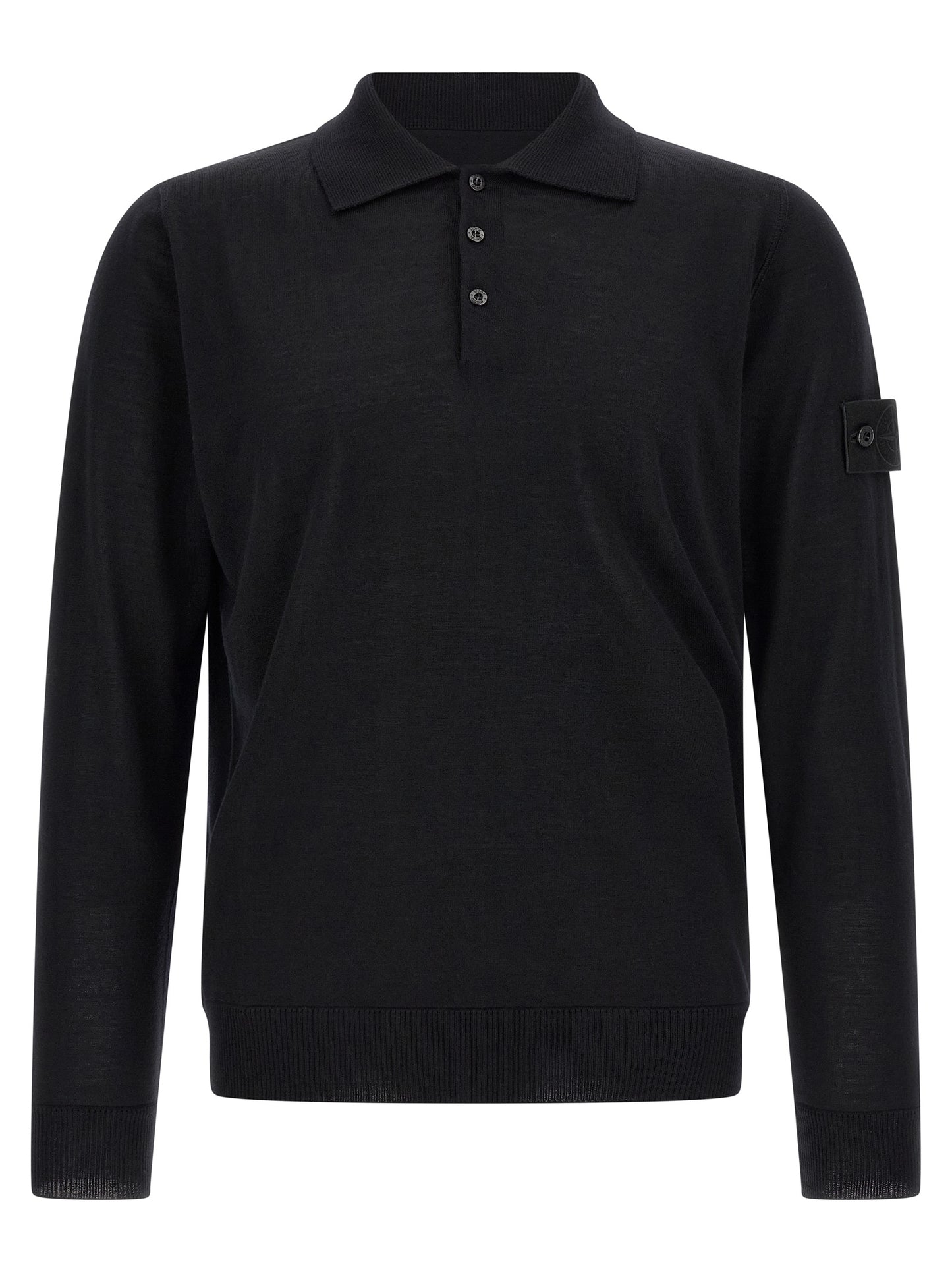 Black Virgin Wool Cardigan