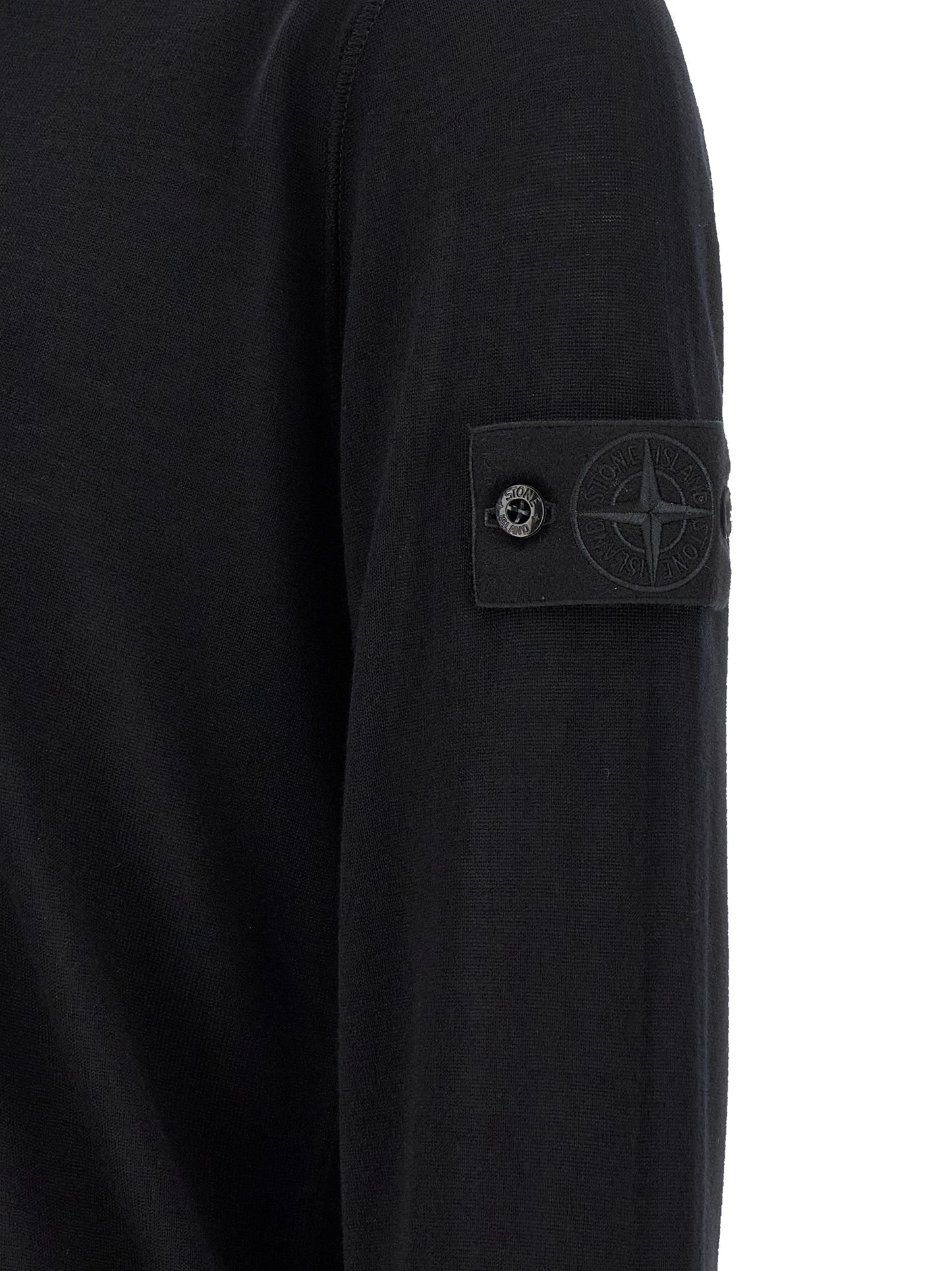 Black Virgin Wool Cardigan