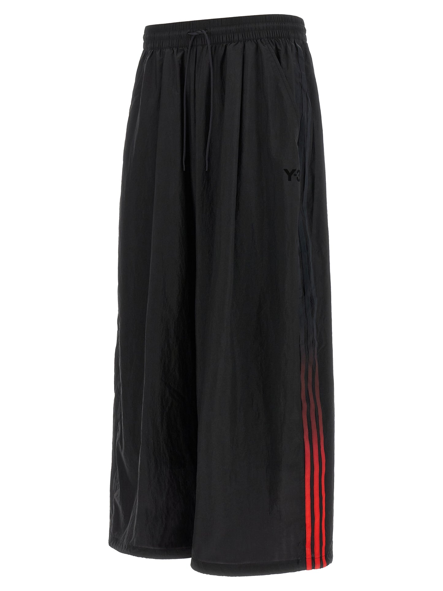 Black Polyamide Athletic Pants
